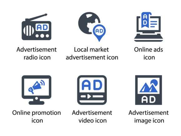 Ads Marketing Icon Set 3: Strategic Design for Modern Marketing