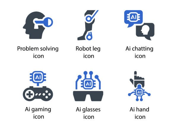 Artificial Intelligence Icon Set 5: A Design Powerhouse