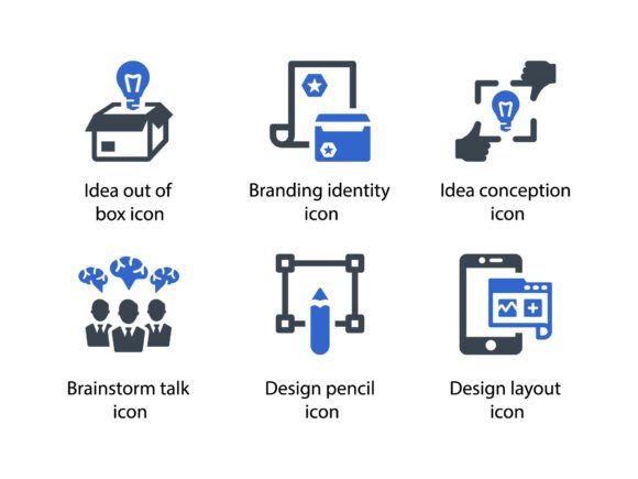 Design Creativity Icon Set 5