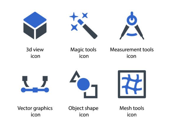 Design Tools Icon Set 3: A Versatile Asset for Modern Design Workflows