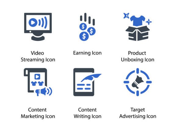 Digital Marketing Icon Set 7: A Versatile Tool for Modern Designers and Marketers