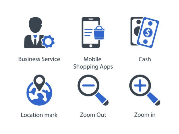 E Commerce Shopping Icon Set 11 for Modern Design Projects