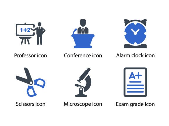 Education Icon Set 7: Elevating Visual Communication in Modern Design