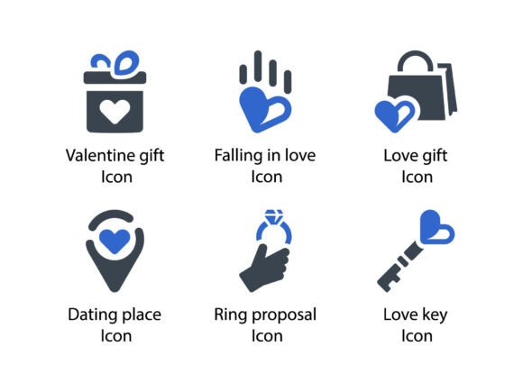 Enhance Your Design Projects with Romance and Love Icon Set 9