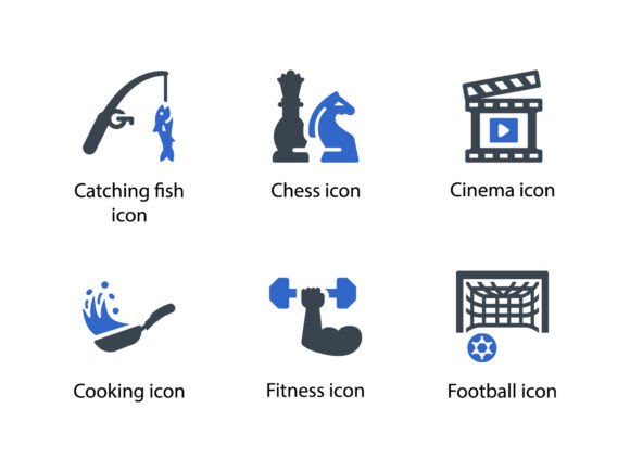 Enhancing Visual Communication with Hobbies Icon Set 3