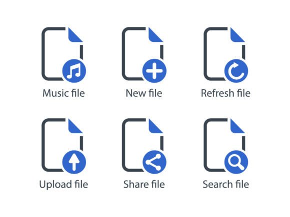 Files Icon Set 3: A Versatile Tool for Modern Designers and Developers