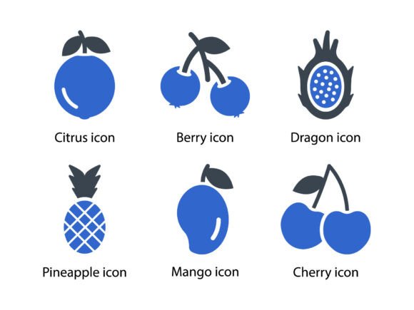 Fruits Icon Set 3: A Versatile Toolkit for Designers and Creators