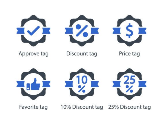 Label Tag Icon Set 1: Creative Design Solutions