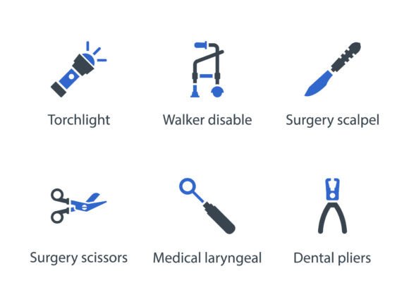 Medical Equipment Icon Set 5