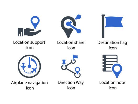 Navigation Icon Set 4: Essential for Designers and Developers