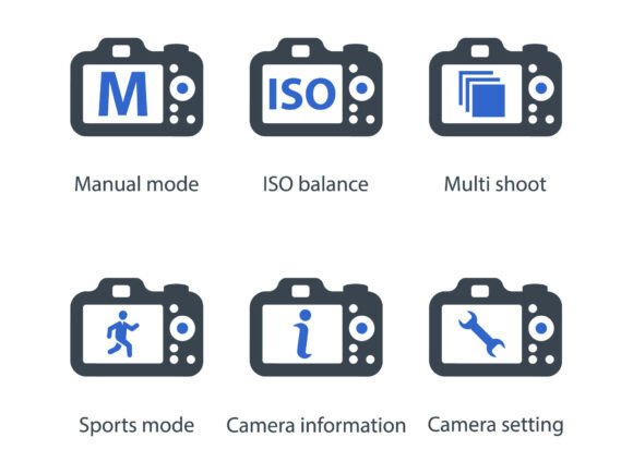 Photography Icon Set 3: A Versatile Tool for Designers and Creators