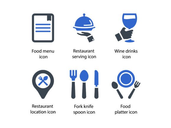 Restaurant Icon Set 1 – Essential Design Tools