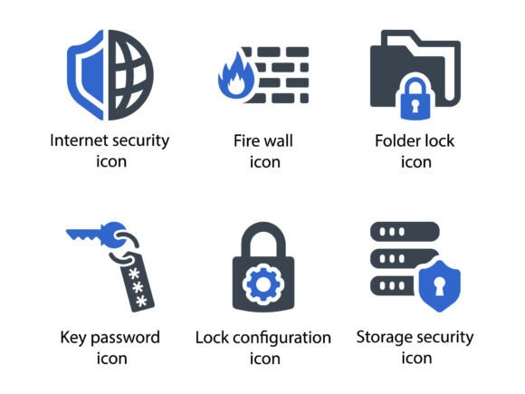 Security Icon Set 9 for Modern Design