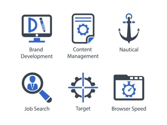 SEO Internet Icon Set 16: Elevating Visual Communication in the Digital Age