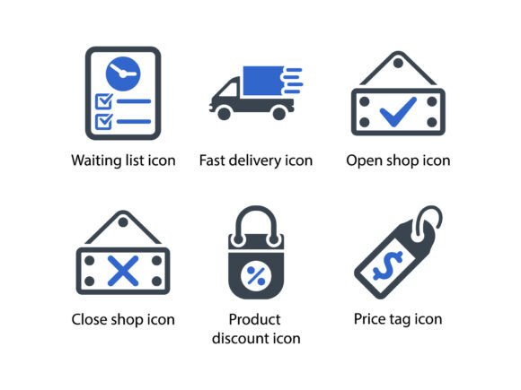 Shopping E Commerce Icon Set 7